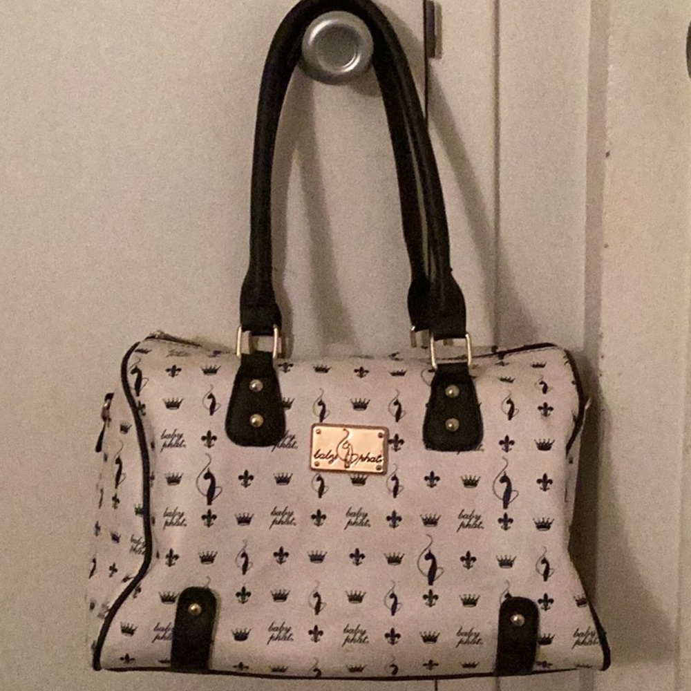 Black and White Baby Phat bag